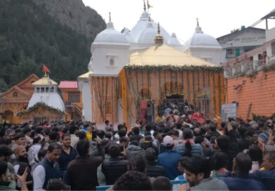 मंत्रोचार, धार्मिक अनुष्ठान के बाद गंगोत्री धाम के कपाट श्रद्धालुओं के दर्शनार्थ हेतु खुले