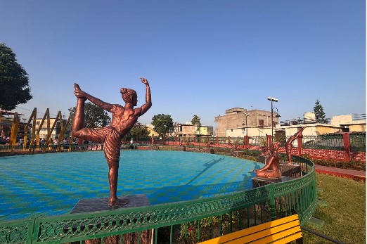 खूबसूरत पार्क के रूप में लोगों को मिली नई सैर की जगह