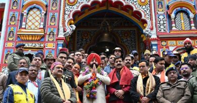 राज्यपाल ने किए बदरीनाथ-केदारनाथ के दर्शन