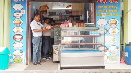 रक्षाबंधन को लेकर खाद्य सुरक्षा विभाग का सघन अभियान