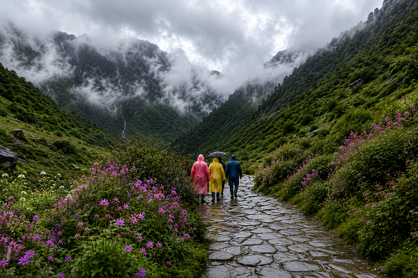 लगातार बारिश के चलते फूलों की घाटी पर्यटकों के लिए बंद, प्रशासन ने सुरक्षा को दी प्राथमिकता