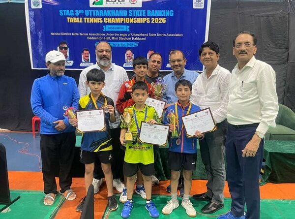 हल्द्वानी : राज्य स्तरीय टेबल टेनिस रैंकिंग प्रतियोगिता में खिलाड़ियों ने दिखाया दमखम