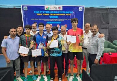 हल्द्वानी : टेबल टेनिस में राज्य के युवा खिलाड़ियों का दमदार प्रदर्शन,शोएब अहमद ने बढ़ाया खिलाड़ियों का हौसला