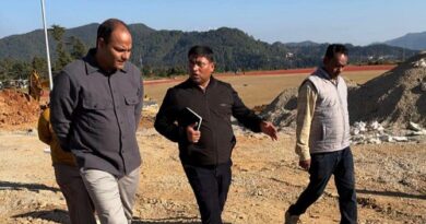 लोहाघाट में 257 करोड़ की लागत से बन रहा बालिका स्पोर्ट्स कॉलेज, डीएम ने किया निरीक्षण
